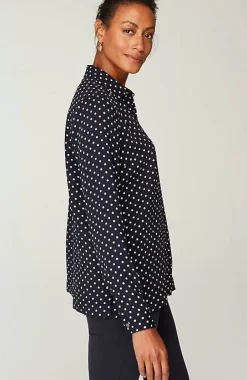 J.Jill Wearever Easy-Care A-Line Button-Front Shirt | Jjill-Women Shirts & Blouses