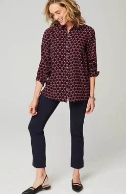 J.Jill Wearever Easy-Care A-Line Button-Front Shirt | Jjill-Women Shirts & Blouses