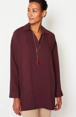 J.Jill Wearever Easy-Care Essential Tunic | Jjill-Women Tunics