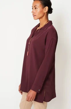 J.Jill Wearever Easy-Care Essential Tunic | Jjill-Women Tunics