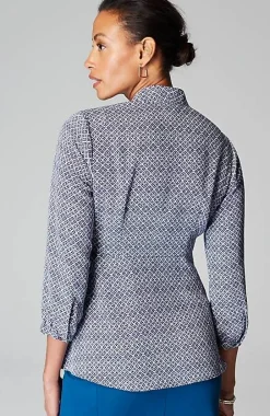 J.Jill Wearever Easy-Care Peplum Top | Jjill-Women Shirts & Blouses