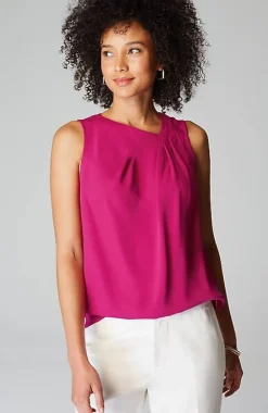 J.Jill Wearever Easy-Care Pleated Top | Jjill-Women Shirts & Blouses