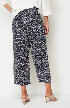 J.Jill Wearever Easy-Care Woven Wide-Leg Crops | Jjill-Women Pants & Jeans