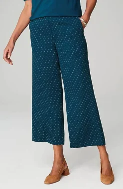 J.Jill Wearever Easy-Care Woven Wide-Leg Crops | Jjill-Women Pants & Jeans