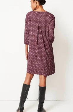 J.Jill Wearever Easy Pleat-Back Dress | Jjill-Women Dresses
