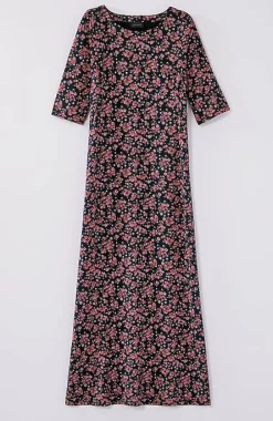 J.Jill Wearever Elbow-Sleeve Maxi Dress | Jjill-Women Dresses