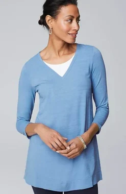 J.Jill Wearever Faux-Layered Tunic | Jjill-Women Tops & Tees
