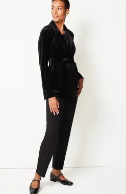J.Jill Wearever Knit Velvet Jacket | Jjill-Women Jackets & Coats