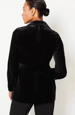 J.Jill Wearever Knit Velvet Jacket | Jjill-Women Jackets & Coats