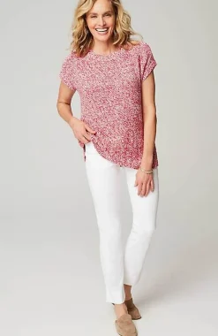 J.Jill Wearever Marled Dolman-Sleeve Pullover | Jjill-Women Sweaters