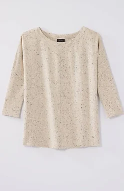 J.Jill Wearever Marled Seamed Top | Jjill-Women Tops & Tees