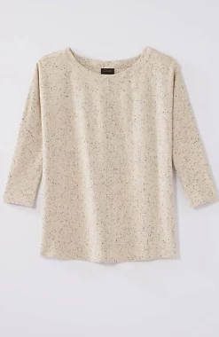 J.Jill Wearever Marled Seamed Top | Jjill-Women Tops & Tees