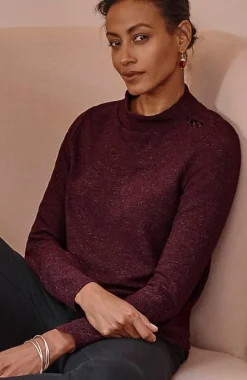 J.Jill Wearever Mock-Neck Ottoman Top | Jjill-Women Tops & Tees