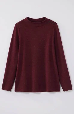 J.Jill Wearever Mock-Neck Ottoman Top | Jjill-Women Tops & Tees