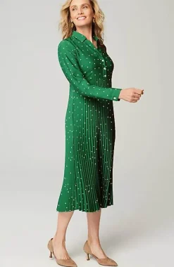 J.Jill Wearever Pleated Midi Shirtdress | Jjill-Women Dresses