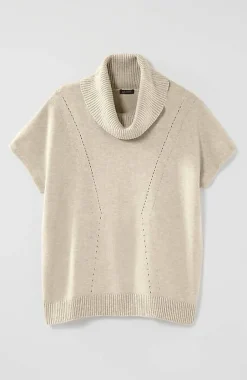 J.Jill Wearever Pointelle Short-Sleeve Sweater | Jjill-Women Sweaters