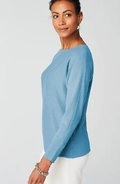 J.Jill Wearever Refined Knit Dolman-Sleeve Sweater | Jjill-Women Sweaters