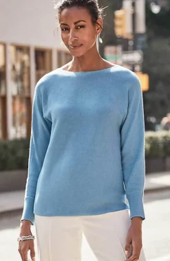 J.Jill Wearever Refined Knit Dolman-Sleeve Sweater | Jjill-Women Sweaters