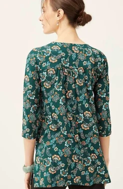 J.Jill Wearever Shirred A-Line Tunic | Jjill-Women Tops & Tees