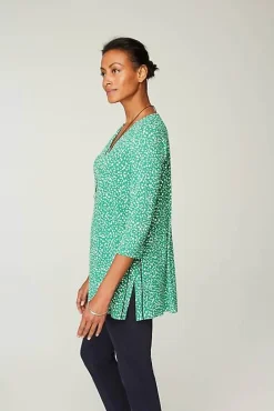 J.Jill Wearever Shirred A-Line Tunic | Jjill-Women Tops & Tees