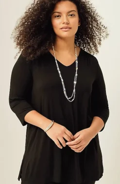 J.Jill Wearever Shirred A-Line Tunic | Jjill-Women Tops & Tees
