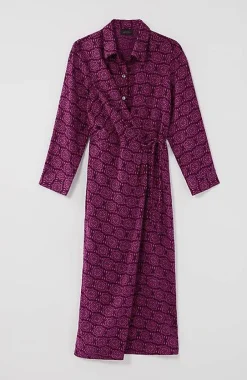 J.Jill Wearever Shirred Tie-Front Dress | Jjill-Women Dresses