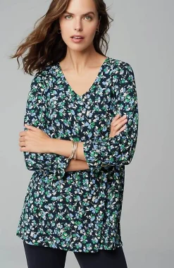 J.Jill Wearever Smocked Tunic | Jjill-Women Tops & Tees