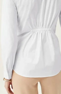 J.Jill Wearever Twisted-Front Shirt-Collar Top | Jjill-Women Shirts & Blouses
