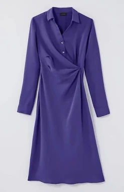 J.Jill Wearever Twist-Front Shirtdress | Jjill-Women Dresses