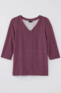J.Jill Wearever V-Neck Ballet-Sleeve Top | Jjill-Women Tops & Tees