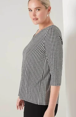 J.Jill Wearever V-Neck Ballet-Sleeve Top | Jjill-Women Tops & Tees