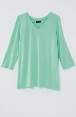 J.Jill Wearever V-Neck Ballet-Sleeve Top | Jjill-Women Tops & Tees