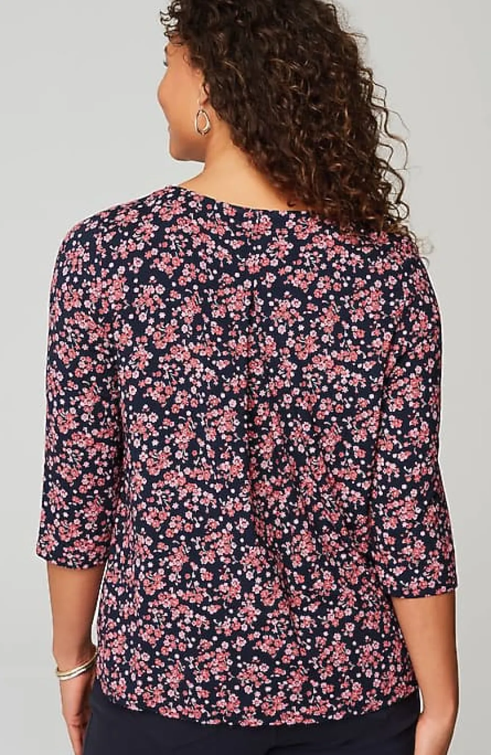 J.Jill Wearever V-Neck Ballet-Sleeve Top | Jjill-Women Tops & Tees