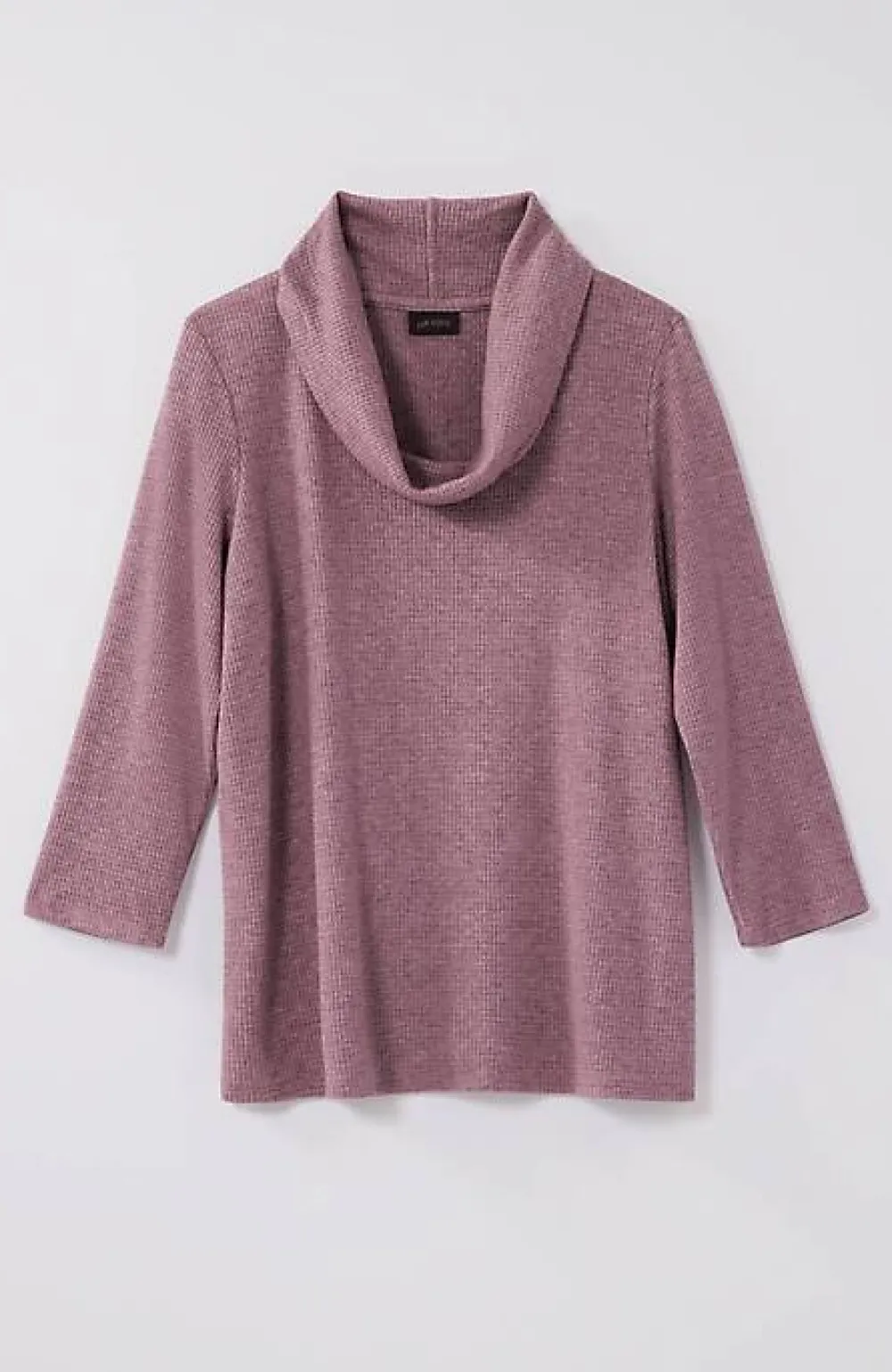 J.Jill Wearever Waffle-Textured Cowl-Neck Top | Jjill-Women Tops & Tees