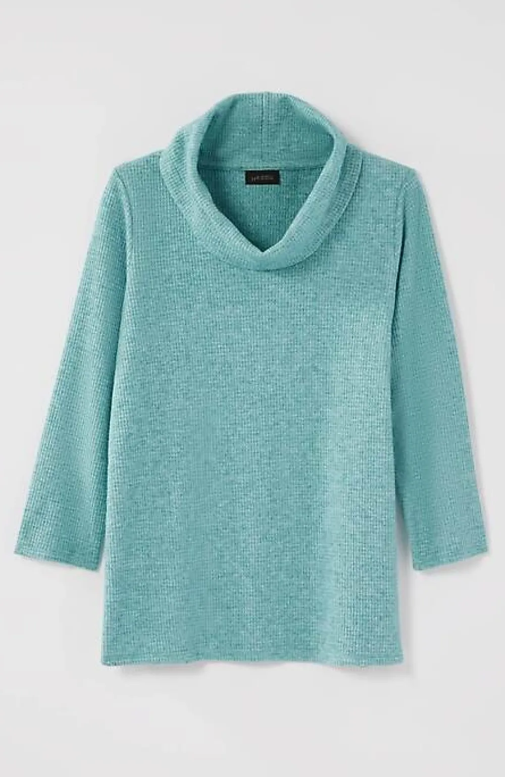 J.Jill Wearever Waffle-Textured Cowl-Neck Top | Jjill-Women Tops & Tees