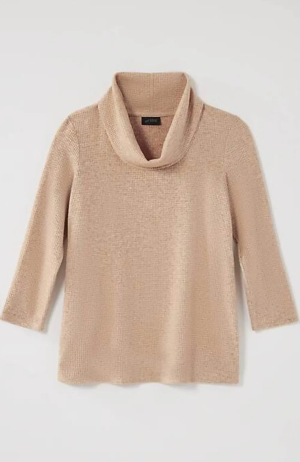 J.Jill Wearever Waffle-Textured Cowl-Neck Top | Jjill-Women Tops & Tees