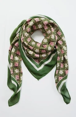 J.Jill Wildflower Square Scarf | Jjill-Women Ponchos, Ruanas & Scarves