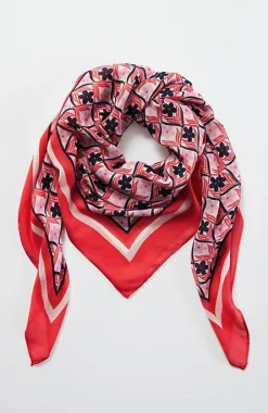 J.Jill Wildflower Square Scarf | Jjill-Women Ponchos, Ruanas & Scarves