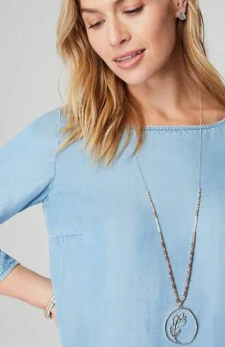 J.Jill Windswept Petals Sculptural Flower Pendant Necklace | Jjill-Women Jewelry