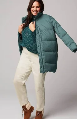 J.Jill Zip-Front Down Puffer Coat | Jjill-Women Jackets & Coats