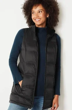 J.Jill Zip-Front Down Puffer Vest | Jjill-Women Jackets & Coats