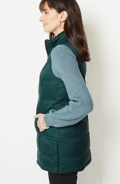 J.Jill Zip-Front Down Puffer Vest | Jjill-Women Jackets & Coats
