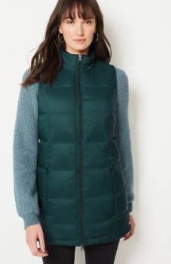 J.Jill Zip-Front Down Puffer Vest | Jjill-Women Jackets & Coats