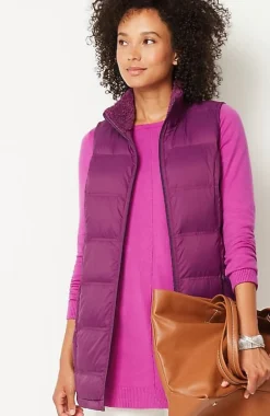 J.Jill Zip-Front Down Puffer Vest | Jjill-Women Jackets & Coats